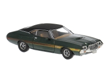 Brekina 18325 - H0 - Ford Gran Torino Sport - grün-metallic/schwarz